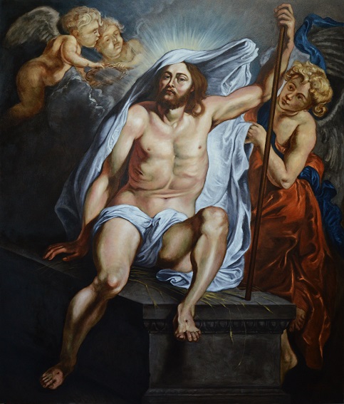 Il Risorto, omaggio a Rubens