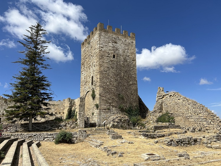 Torre Pisana o Torre delle Aquile e resti del palazzo