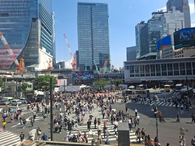 Shibuya - Incrocio visto dall'alto