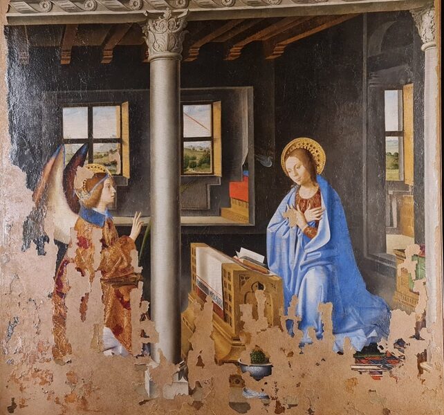 Antonello da Messina - Annunciazione (part.)