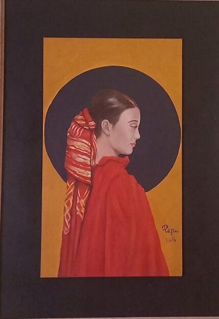 Maria Pepe - Girl in red